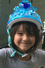 Five year-old Natalie received her bike, and a special bike helmet this past Saturday. It isn't about the bikes, but about each child that receives one.